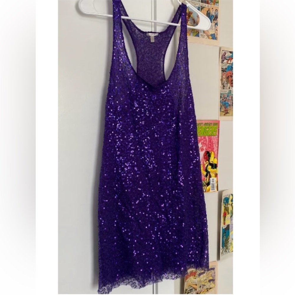 Victoria’s Secret Sequined Racerback Mini Dress 👗